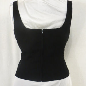 Maggy London Tops - Maggy London Black & White Embroidered Bustier Maggy London Tops - Maggy London Black & White Embroidered Bustier